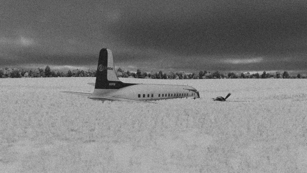 Самолет DC-6 упал