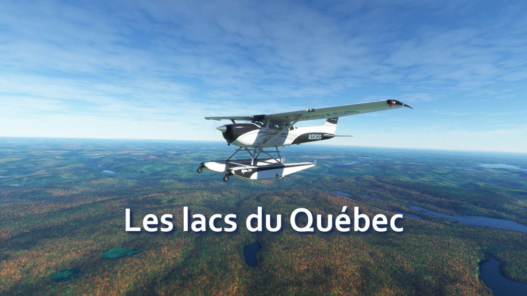 Полеты по озерам Квебек